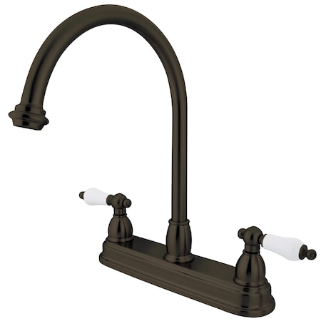 Kingston Brass Restoration Centerset Kitchen Faucet, Oil Rubbed Bronze KB3745PL